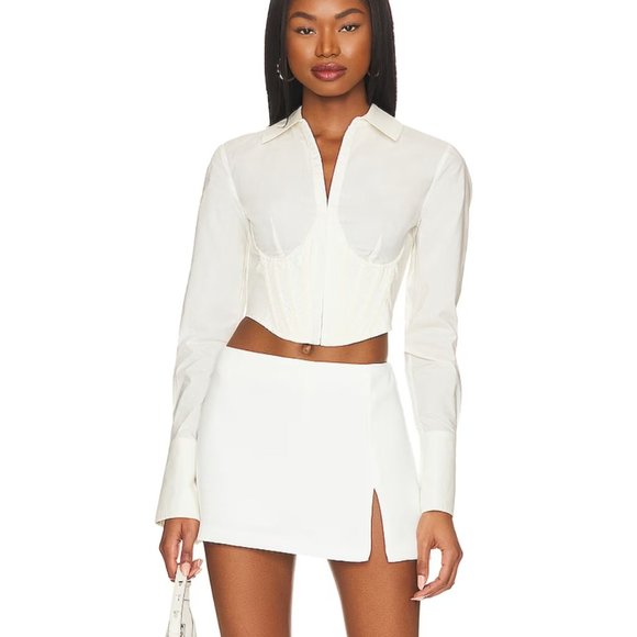 Amanda Uprichard White Mini Skirt - Picture 2 of 3